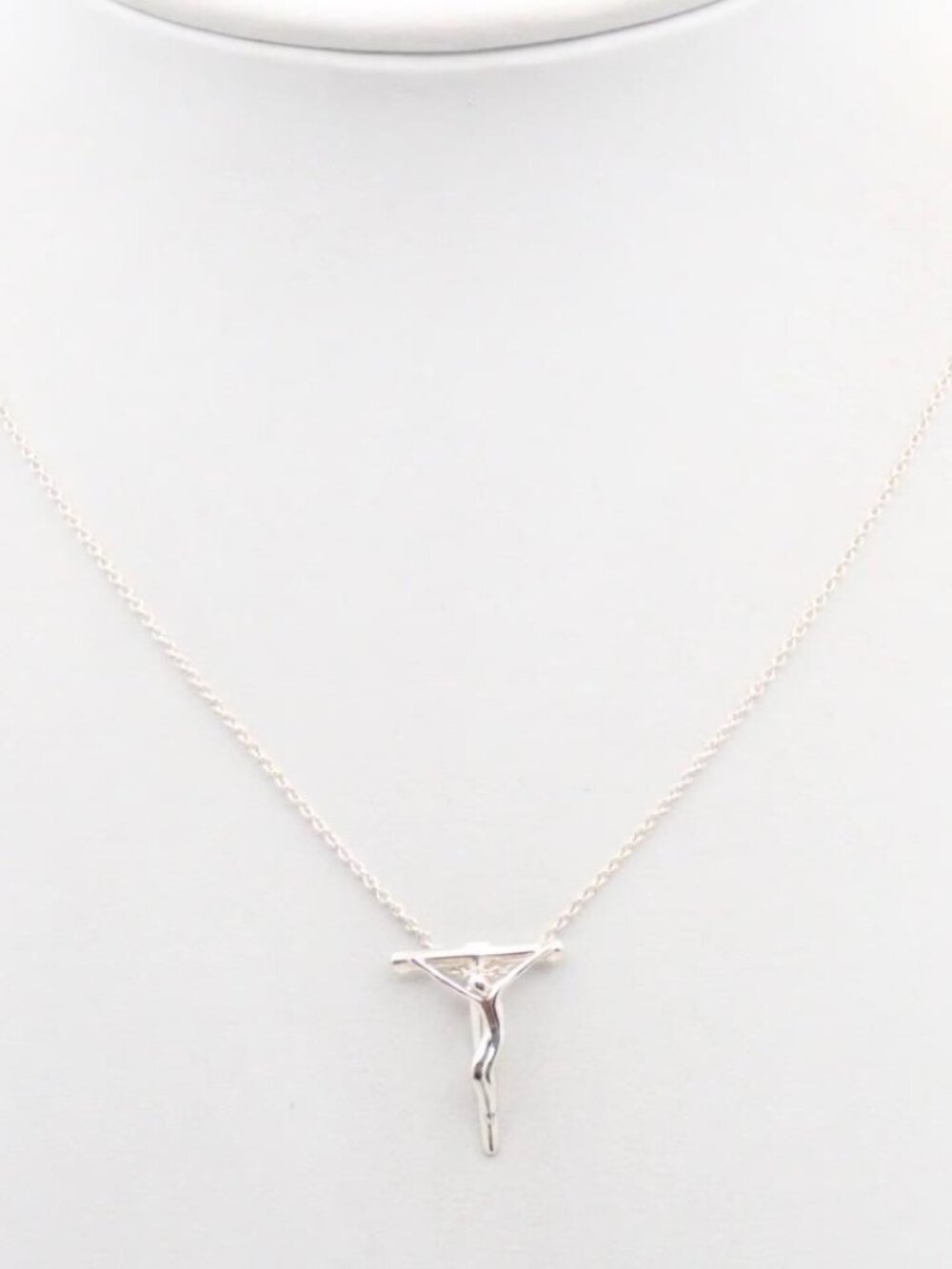 Tiffany & Co. Elsa Peretti Crucifix Necklace 925
